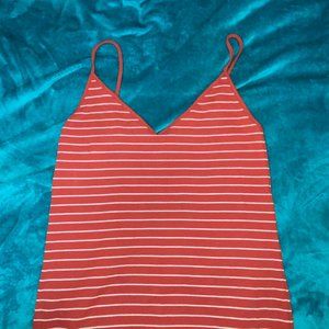 Long Striped Cami Bodycon Dress